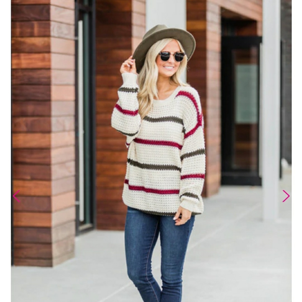 "Lost in my ❤" Sweater by Pink Lily Boutique